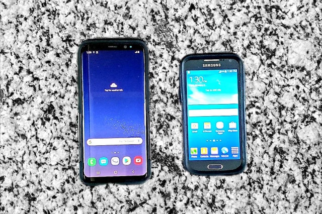 Samsung Galaxy S8 and S4 Mini (Working Condition)