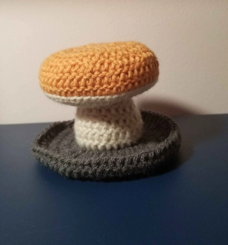 Dark grey Orange Mushroom Jewelry Holder - photo 3