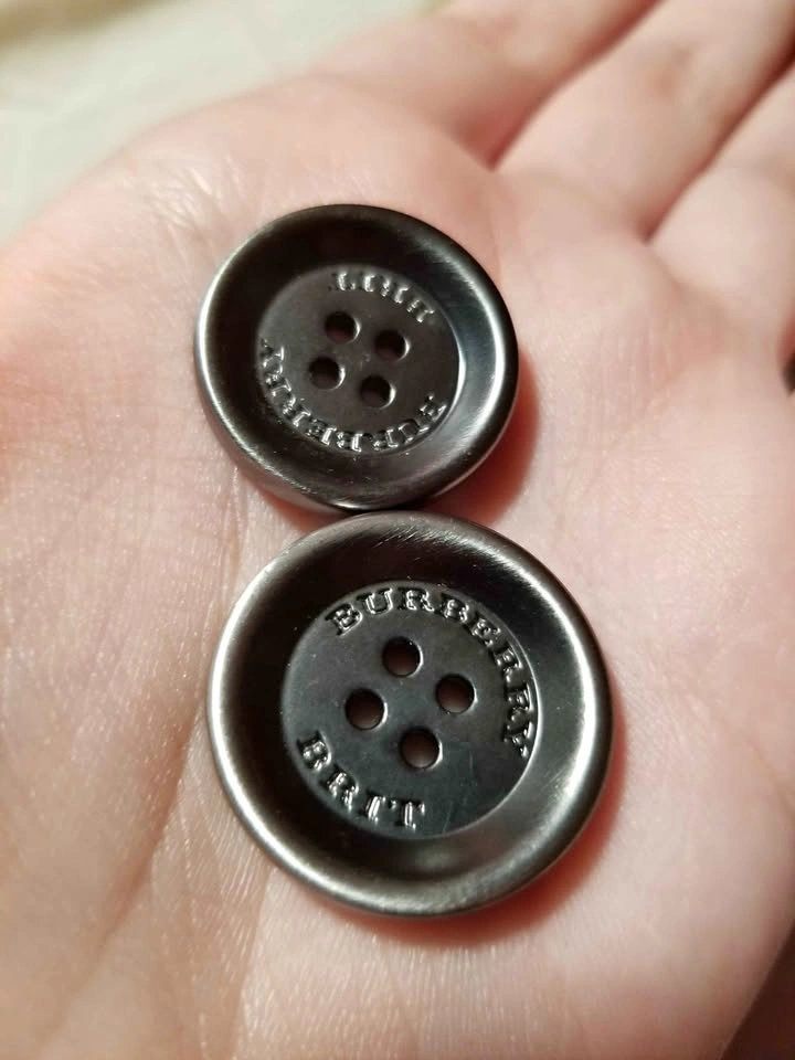 Vintage Burberry Britt Replacement Metal Buttons