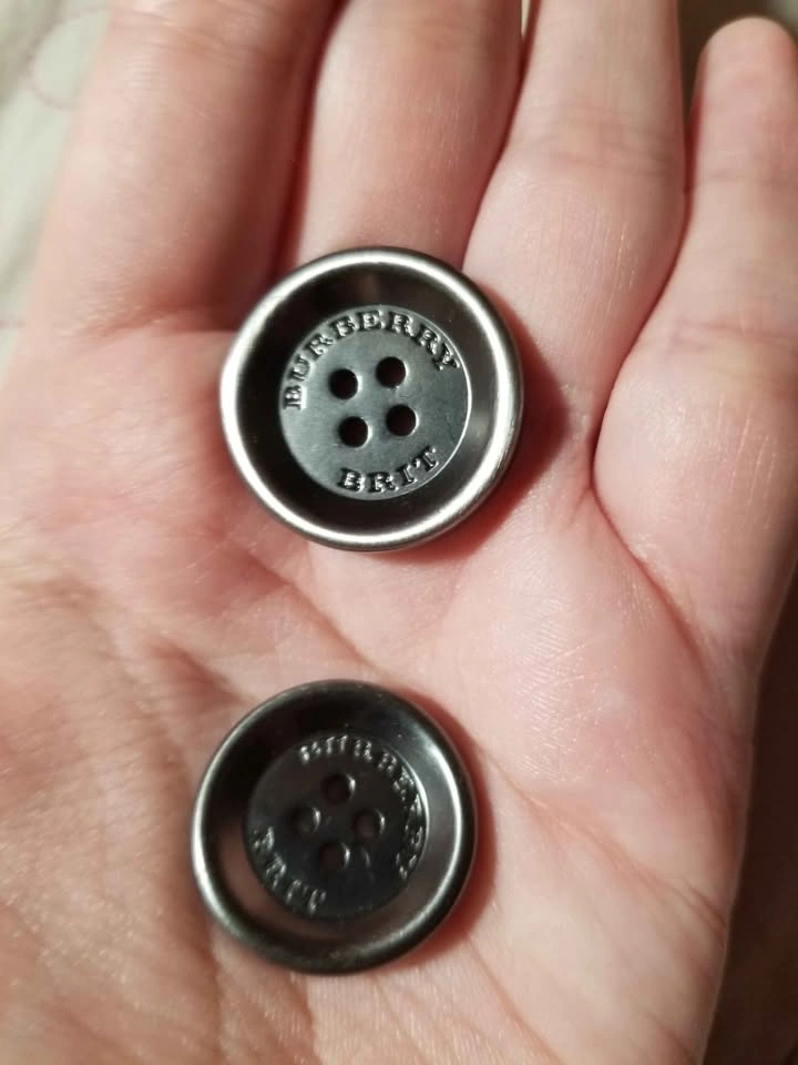 Vintage Burberry Britt Replacement Metal Buttons - photo 5
