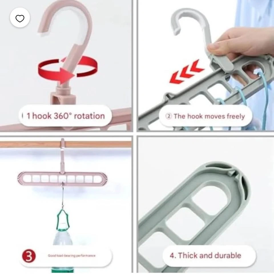 Set of 9 Smart Hanger, Space Saving Hanger for Sale - photo 3