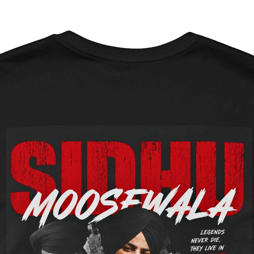 Sidhu Moosewala Tee | 295/The Last Ride | Graphic Design Tee