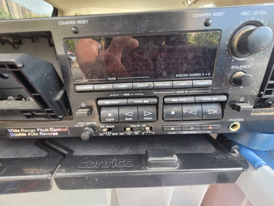 Sony TC-WR565 Stereo Dual Cassette Deck For Parts Or Repair - photo 4
