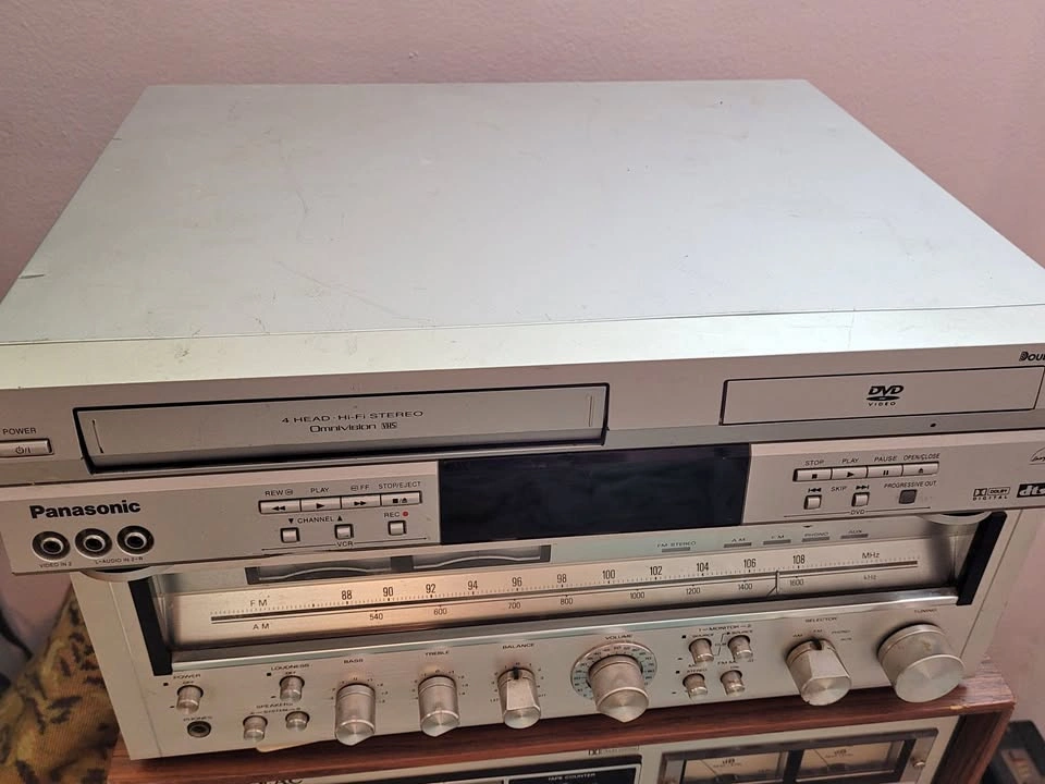 Panasonic PV-D4743S DVD VCR VHS 4-Head Hi-Fi Combo Player