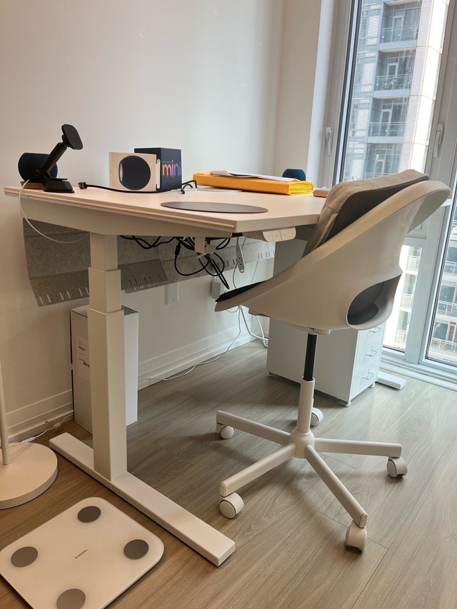 Final Sale - IKEA Standing Desk with Drawer Unit