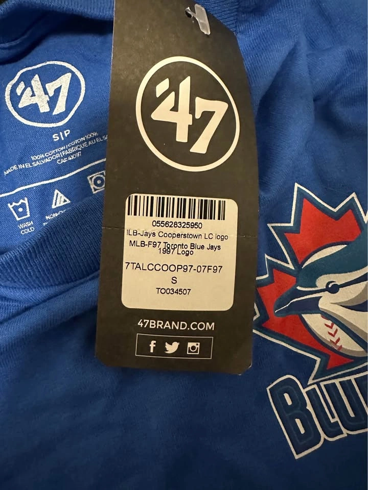 BNWT ’47 Brand Toronto Blue Jays Cooperstown Collection T-Shirt - photo 3