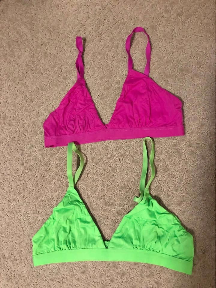 Seamless Triangle Bralettes M