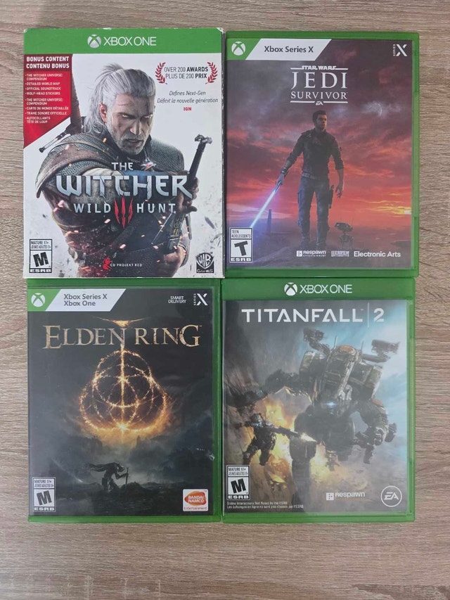 Xbox Games: The Witcher, Star Wars, Elden Ring, Titanfall 2