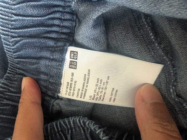 Uniqlo Women's Denim Elastic Waist Pants - photo 4