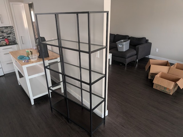 IKEA Vittsjo Glass Shelf Unit - photo 2