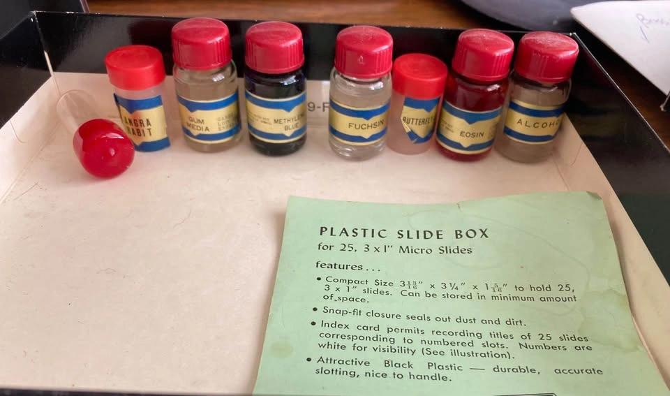 Vintage Microscope Slide Preparation & Cleaning Kit - photo 3