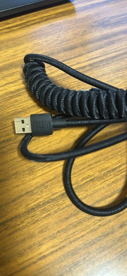 Royal Kludge RK61 Mechanical Keyboard with Asceny Coiled Cable - photo 2