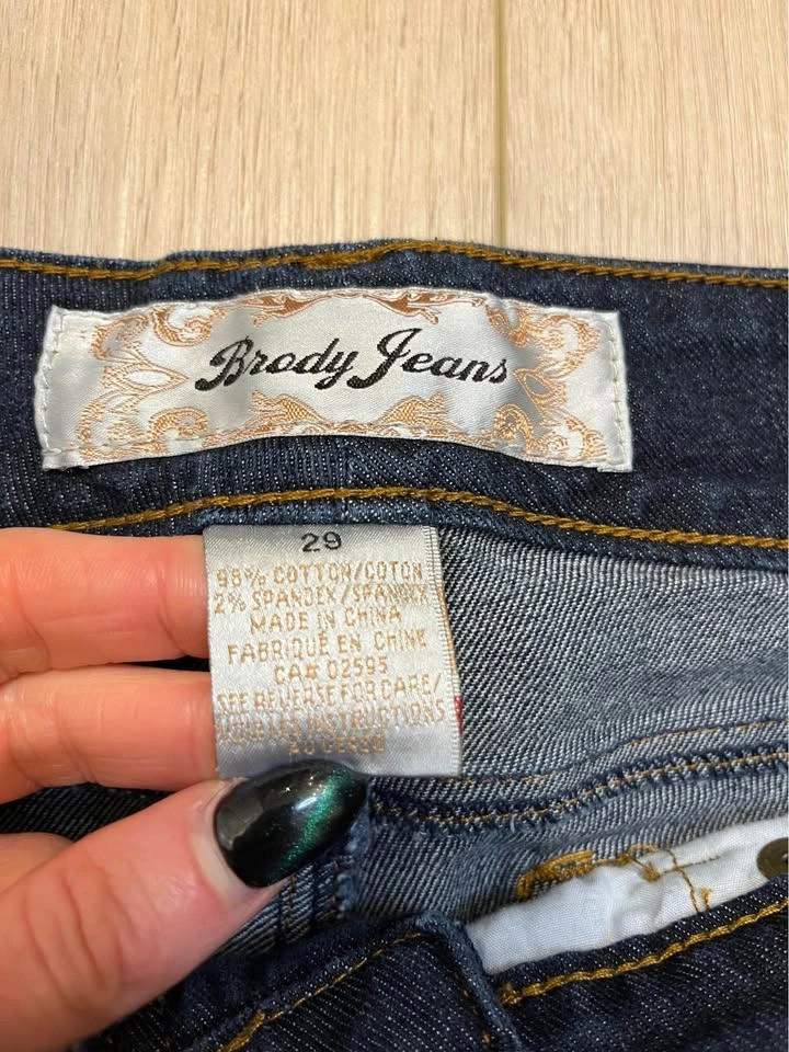 BRODY JEANS Dark Blue Flared Women’s Jeans - Size 29 - photo 5