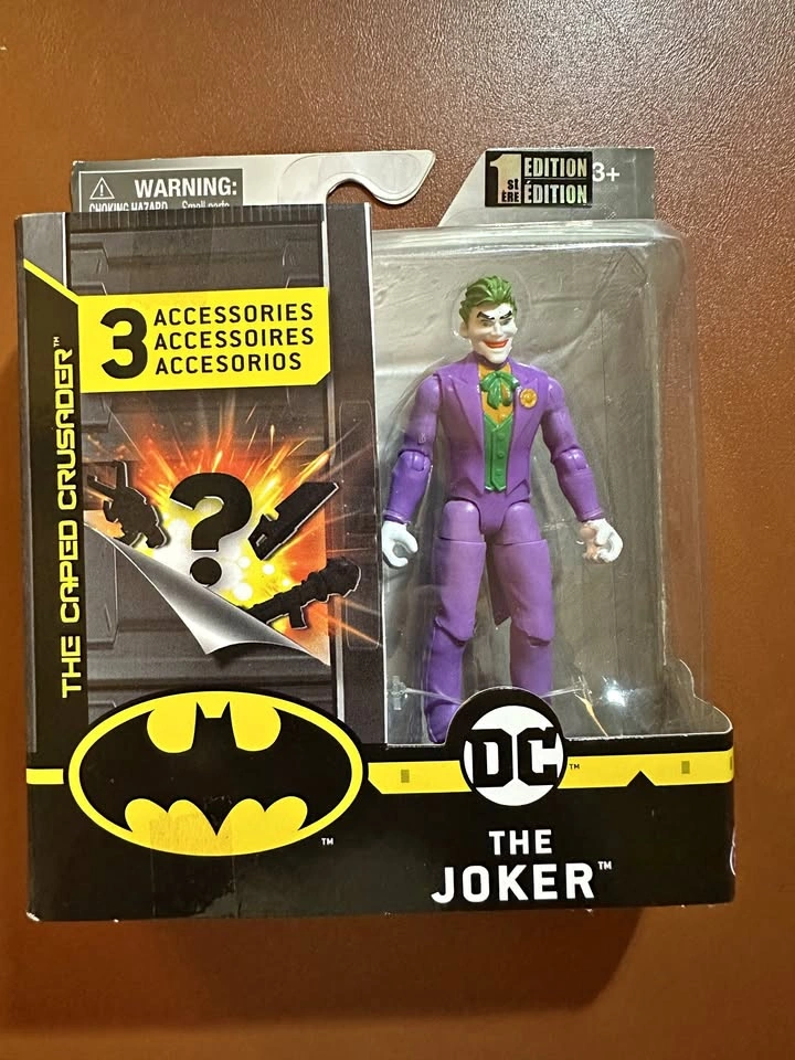 DC Batman The Joker 4" Action Figure – 1st Edition