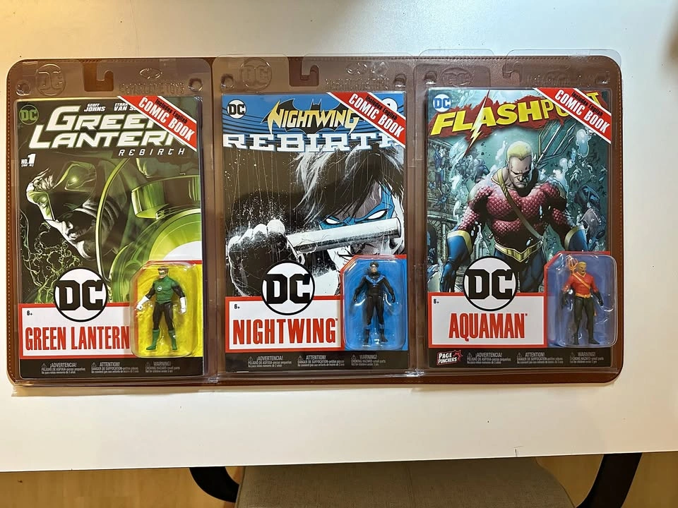 McFarlane DC Page Punchers Bundle – Green Lantern, Nightwing & A