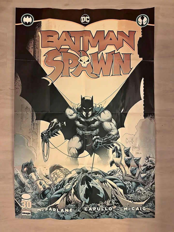 Batman / Spawn 30th Anniversary Promotional Poster