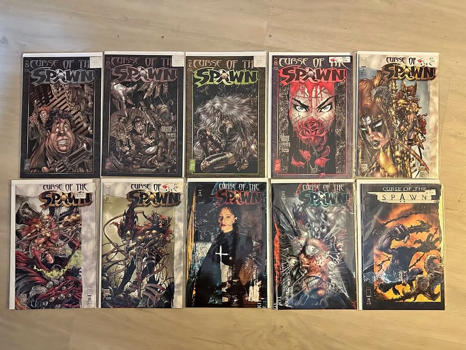 Curse of the Spawn Comic Lot – TPB Vol. 1 + Issues #5–13 & #29