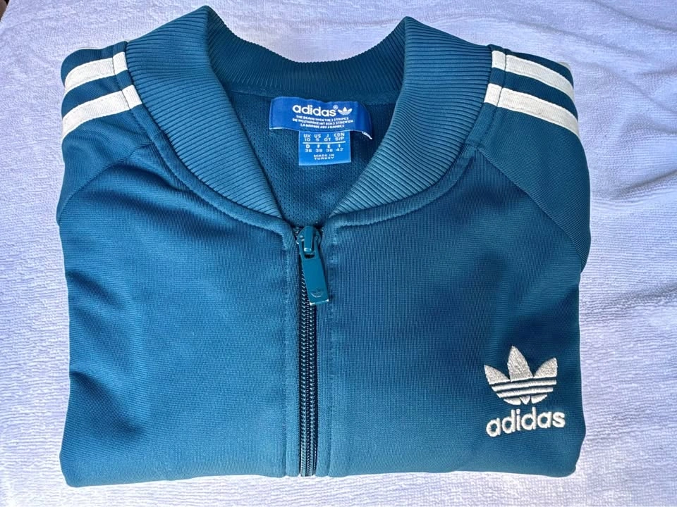 Adidas embroidered track jacket Size: Adult Small