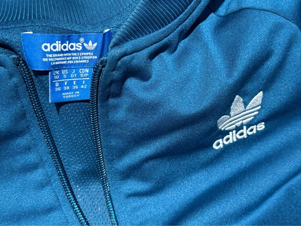Adidas embroidered track jacket Size: Adult Small - photo 5