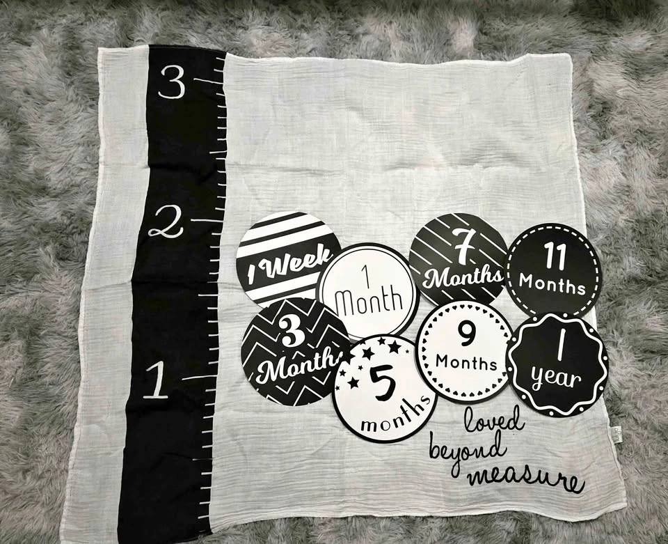 Lulujo Baby's 1st Year Loved Beyond Measure Blanket and Card Set
