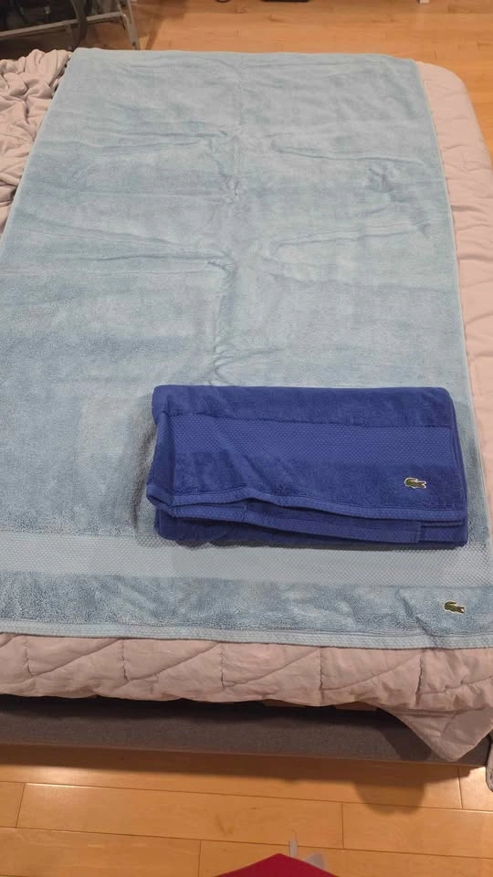 Lacoste bath sheet towel - photo 2
