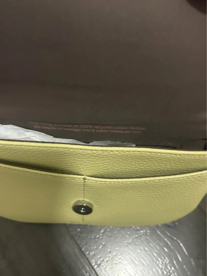 NWT Matt & Nat Vegan Leather Crossbody Bag Pastel Yellow - photo 5