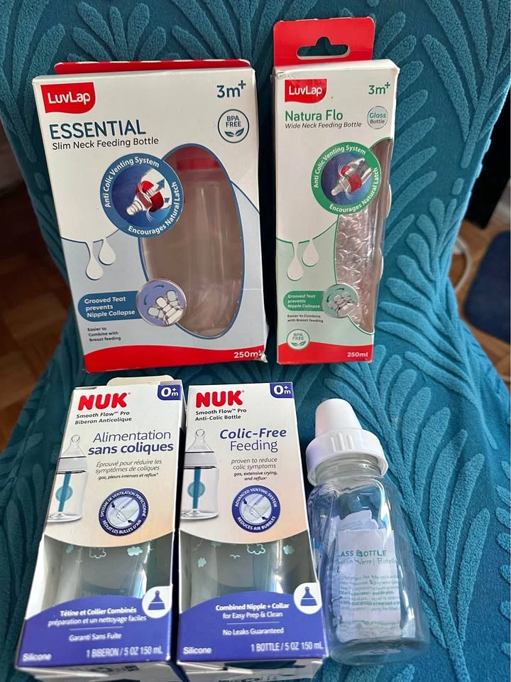 BRAND NEW feeding bottles
