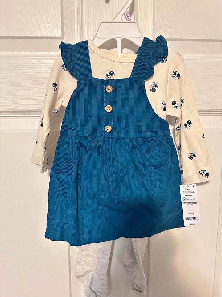 BRWT Carters 9mts Corduroy girl dress