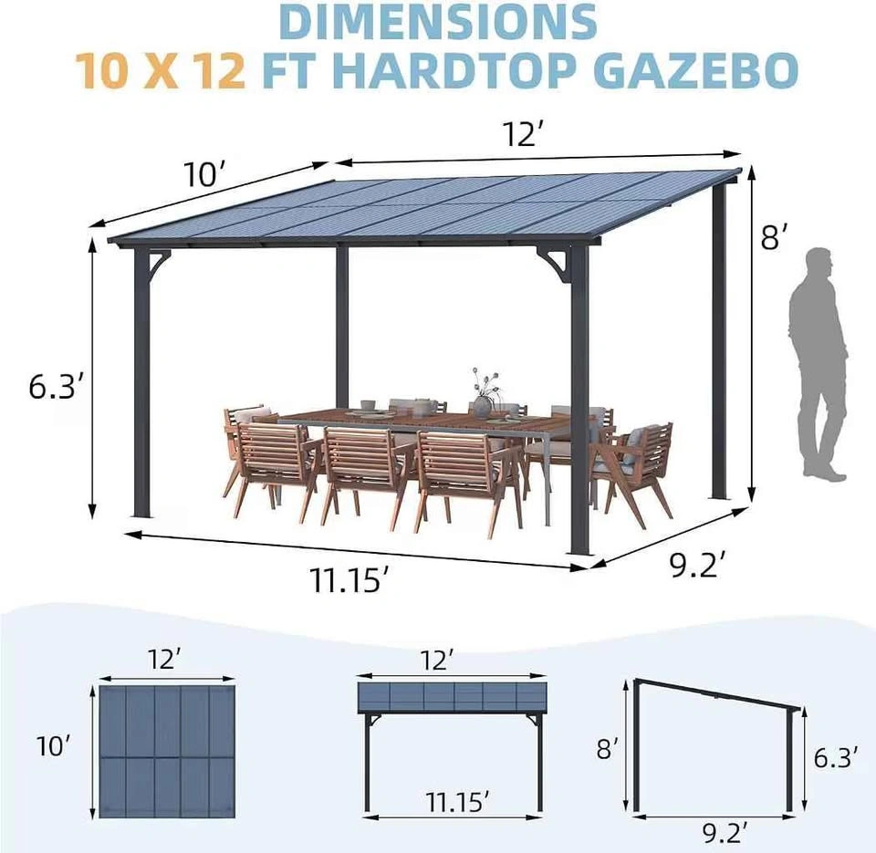U-Max wall gazebo - photo 2