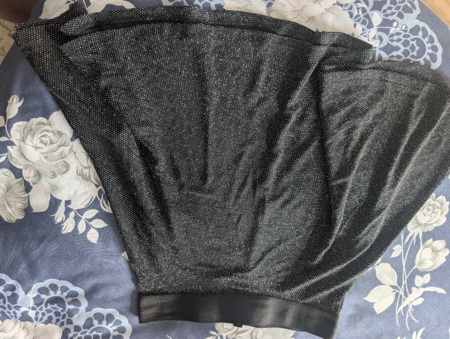 H&M Black Glitter Skirt - photo 3