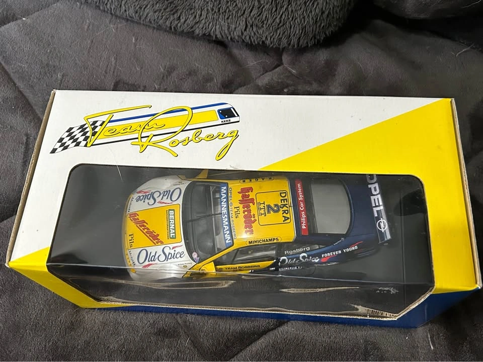 RARE 1/18 diecast Opel racecar- Minichamp(team Rosberg) - photo 2