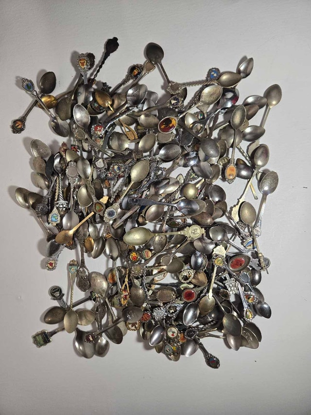 Extensive Vintage Souvenir Spoon Collection