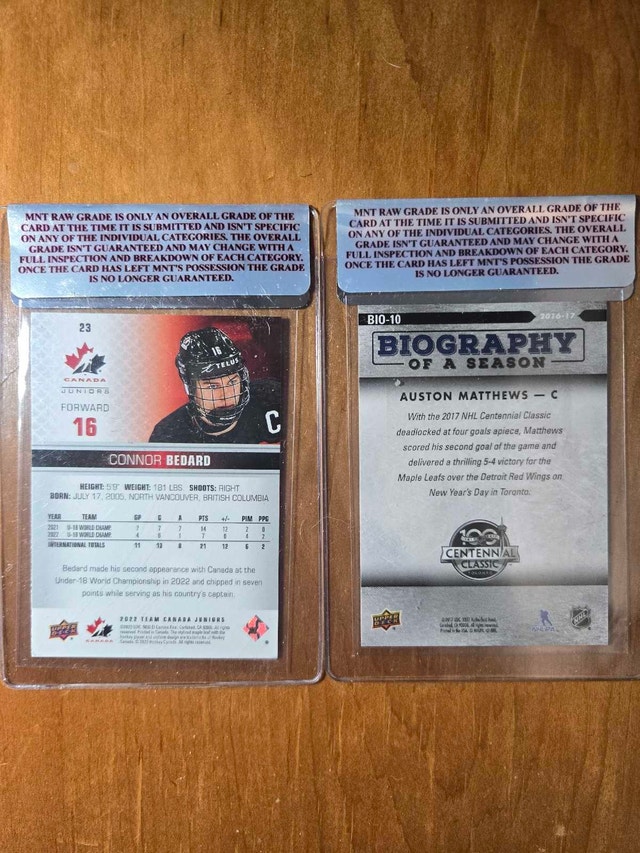 Upper Deck Hockey Card Lot - Bedard & Matthews - photo 2