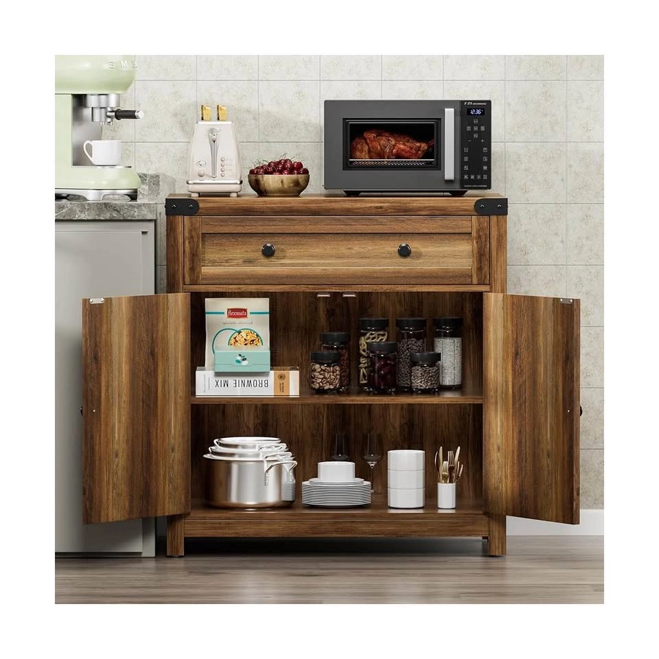 New Farmhouse Coffee Bar Cabinet | Storage Cabinet - photo 3