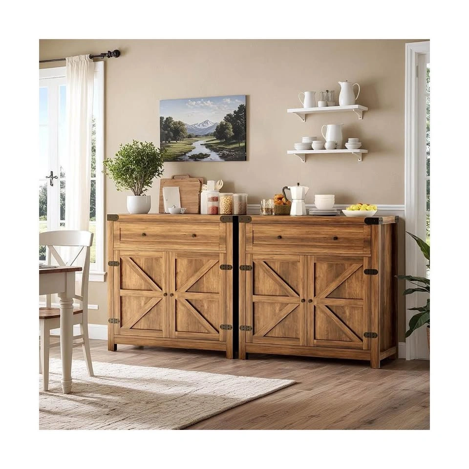 New Farmhouse Coffee Bar Cabinet | Storage Cabinet - photo 5