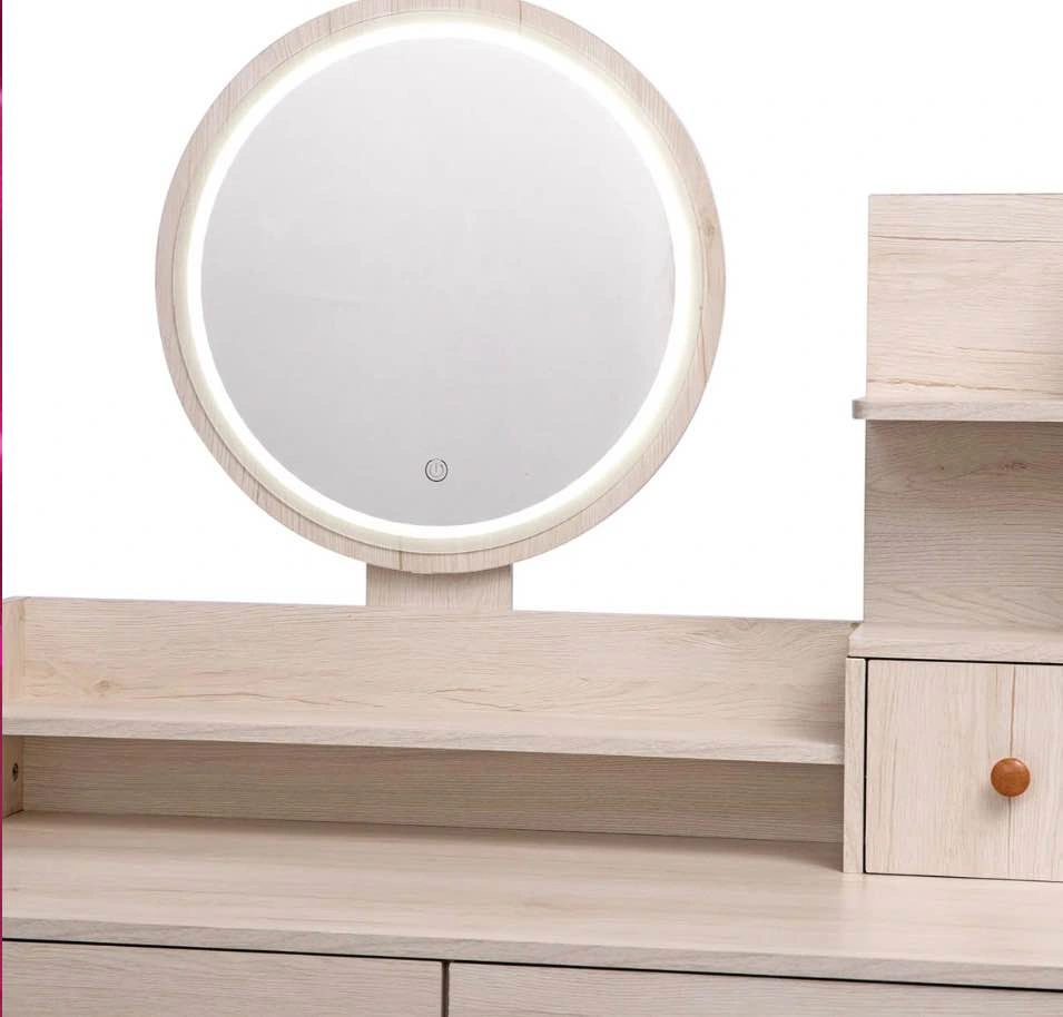LED Vanity Table Set w/ Mirror & Stool - photo 3