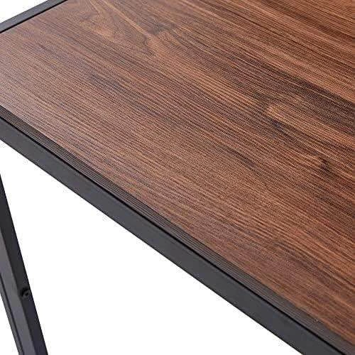 Brand New Dining Table – Walnut Top & Black Metal Frame - photo 3