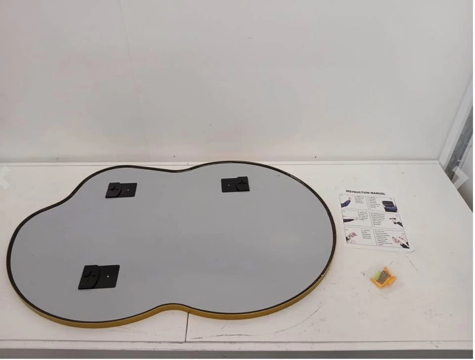 Modern Wall Mirror – Gold Frame New in Box - photo 3