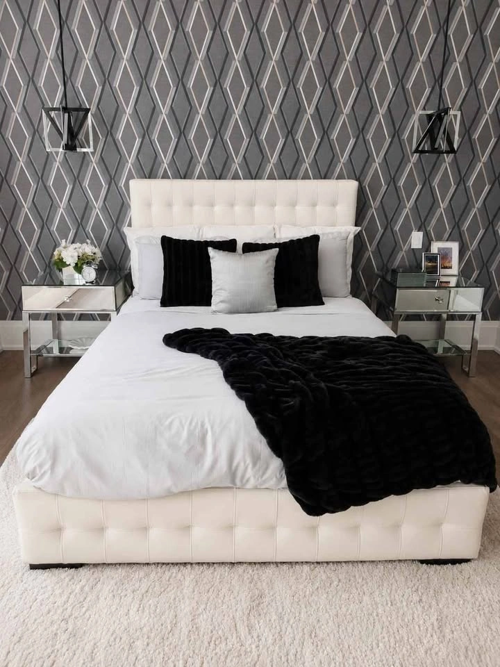 Queen Leather Hydraulic Lift Storage Bed | Cream White - photo 2