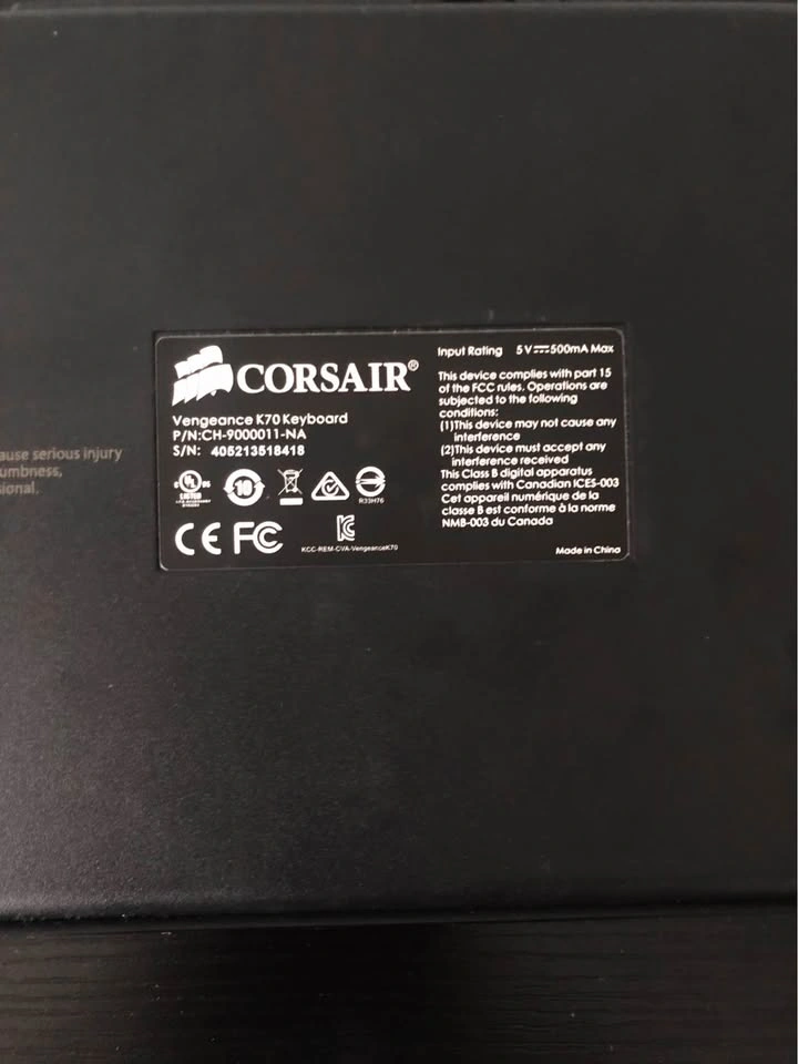 Corsair Vengeance K70 Mechanical Gaming Keyboard - Cherry Red - photo 4