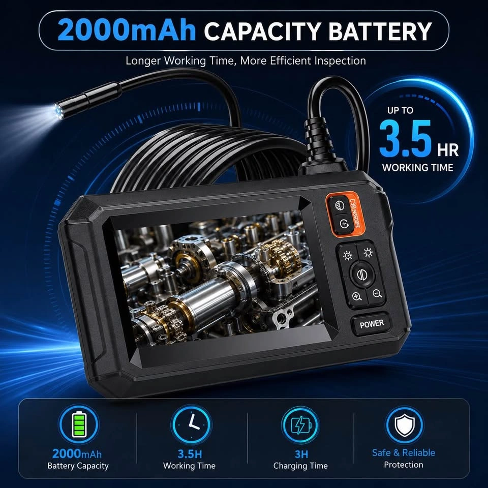 Brand New 1080P HD Borescope Inspection Camera – 4.3” Screen - photo 2
