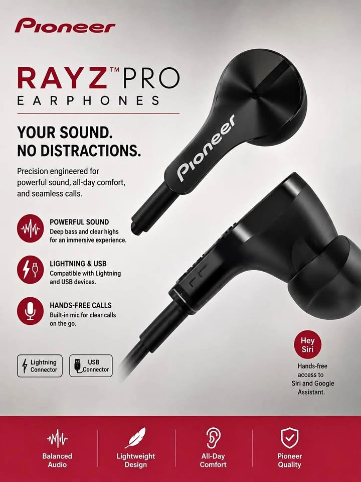 Pioneer Rayz Pro Earphones