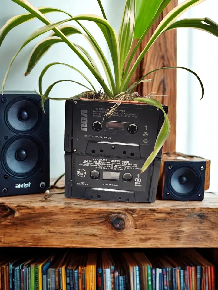 Cassette planter with spider plant thumbnail