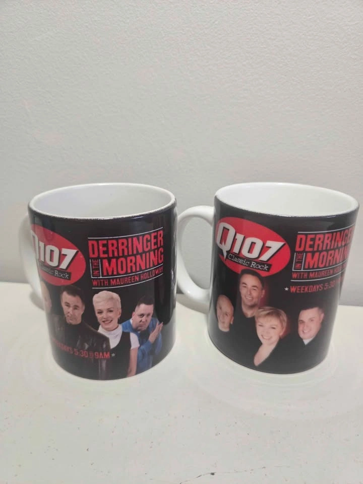 Q107 Derringer in the Morning Classic Rock Coffee Mugs - Set of - photo 2