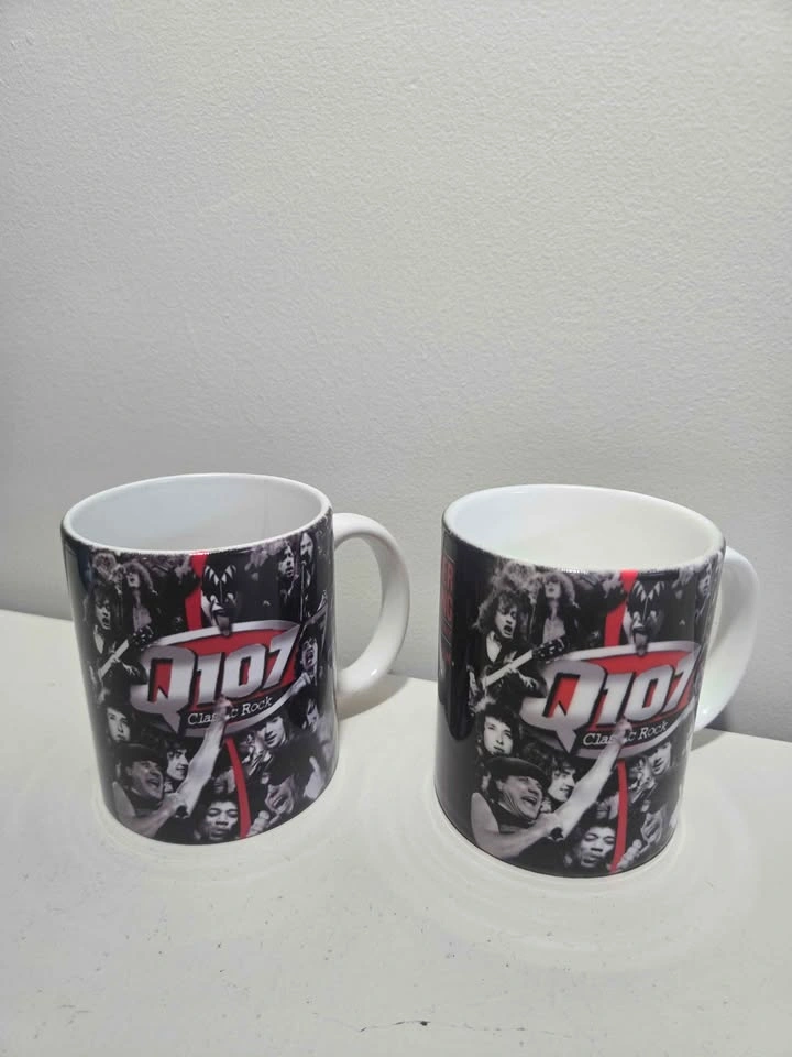 Q107 Derringer in the Morning Classic Rock Coffee Mugs - Set of - photo 3