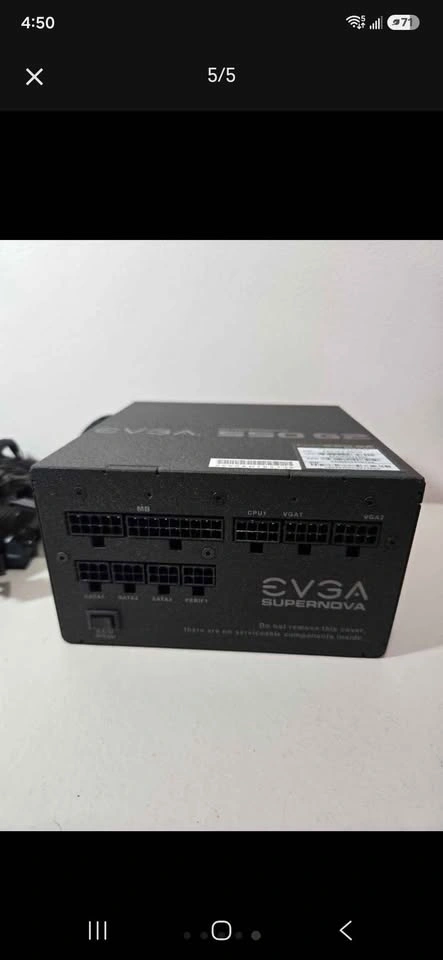 550W Modular Power Supply - photo 3