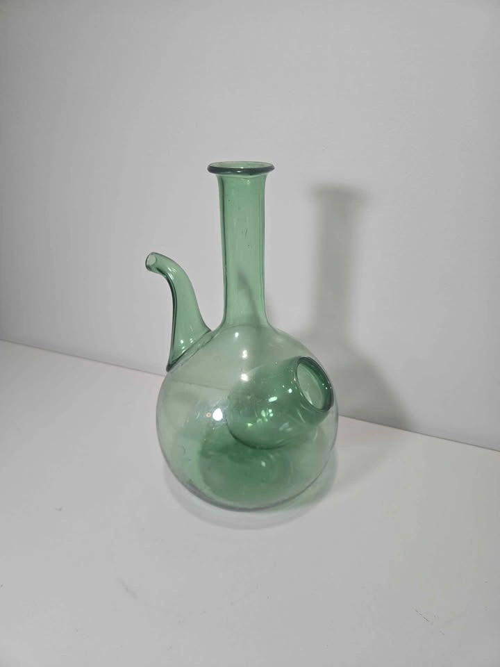 Vintage Hand Blown Glass Porrón / Decanter - photo 2