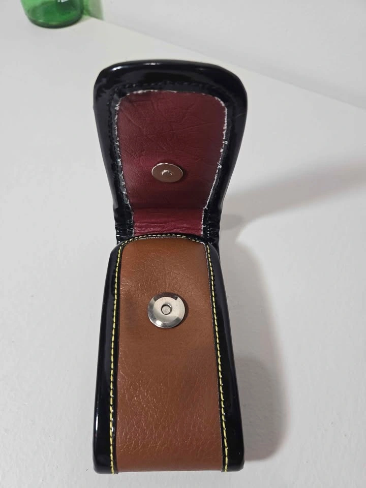 Vintage Leather and Cowhide Belt Pouch - photo 5