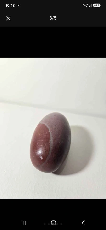 Natural Shiva Lingam Stone - photo 2