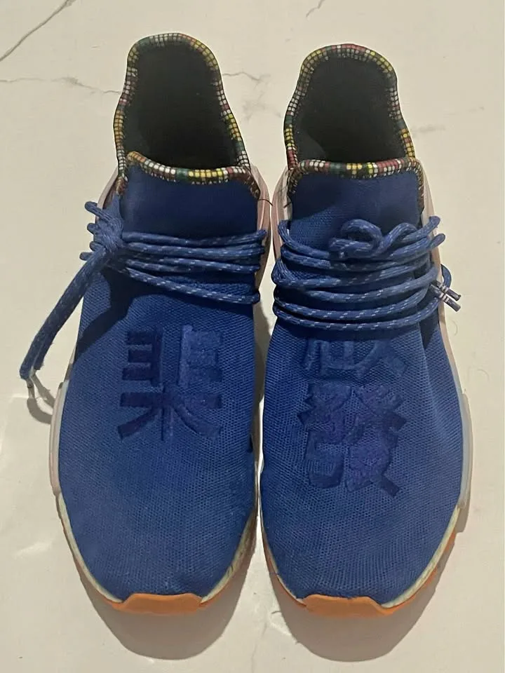 Adidas NMD Hu Pharrel Inspiration Pack Powder Blue/ Size 11.5 thumbnail